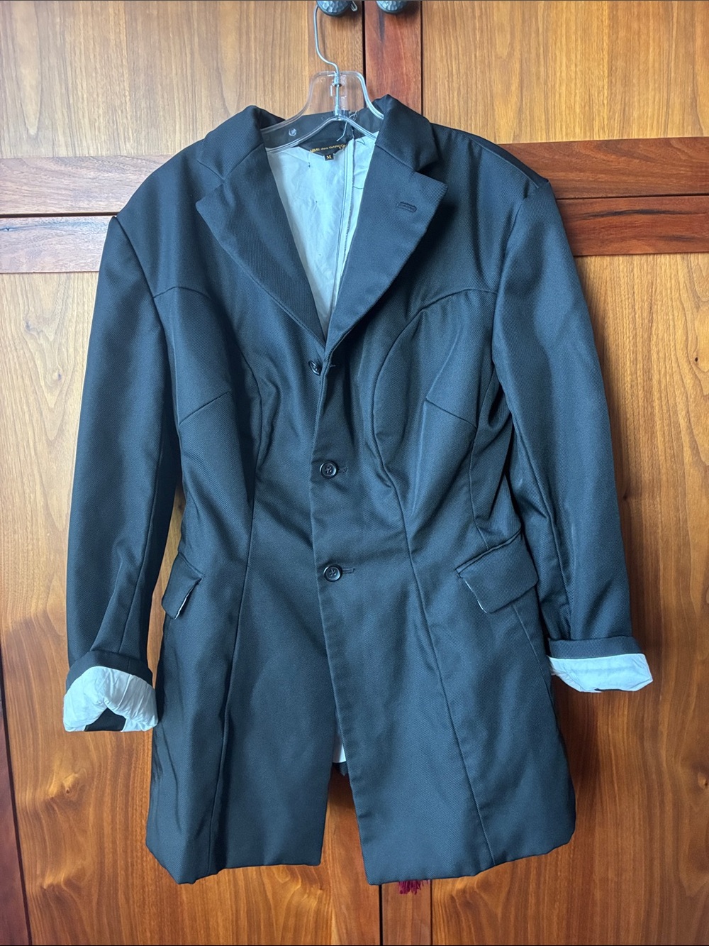 Comme des Garcons Black Men's Tailored Pea Coat